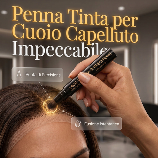 Melt the lace knots in an instant! Wig scalp coloring pen, sweat-resistant