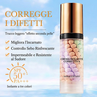 🌸 SUBITO SCONTO DEL 50%! 🌸 Correttore e crema isolante idratante, uniformante il tono della pelle e waterproof, 3 colori disponibili