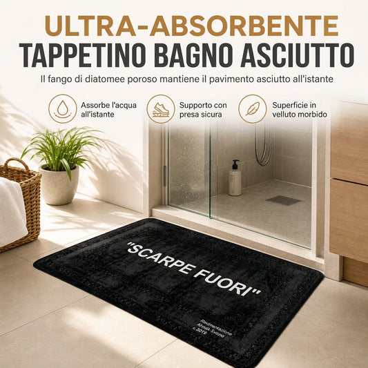 📢📢SCONTO DEL 50%!! ⏰Tappetino da Bagno Antiscivolo e Assorbente