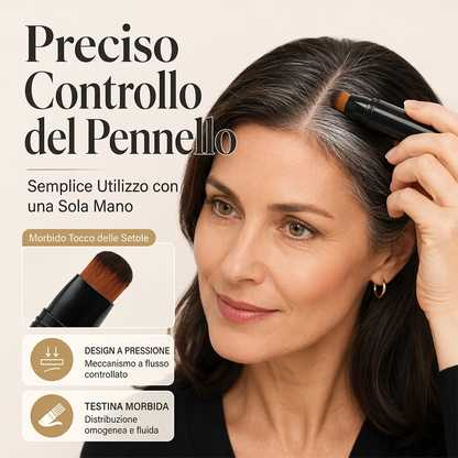 Pennello Copri-Capelli Grigi Istantaneo
