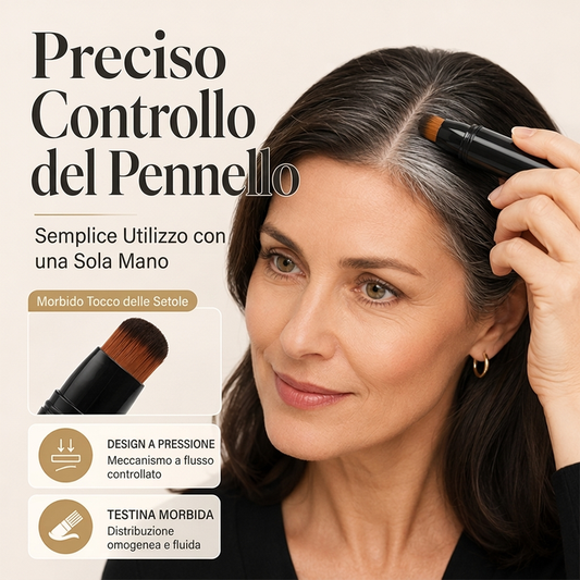 Pennello Copri-Capelli Grigi Istantaneo