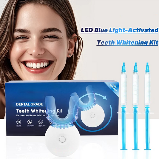 ✨  Kit Professionale per Sbiancamento Dentale a LED – Sorriso Brillante a Casa Tua 🦷