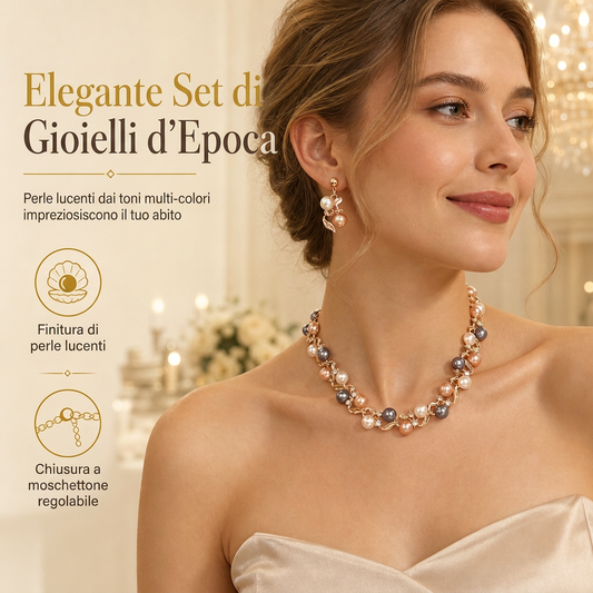 📢📢 SCONTO DEL 50%🌸 Set di gioielli floreali vintage – 2 pezzi di accessori da sposa con foglie e fiori per donne