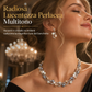 📢📢 SCONTO DEL 50%🌸 Set di gioielli floreali vintage – 2 pezzi di accessori da sposa con foglie e fiori per donne