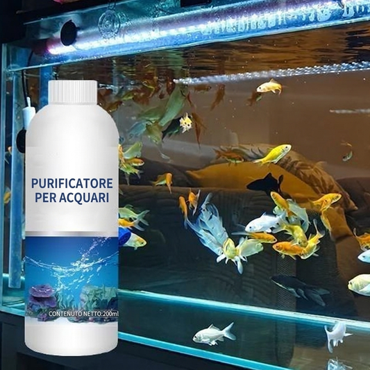 Trattamento sicuro ed efficace per l'acqua dell'acquario