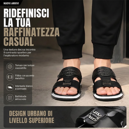 ⏰🔥SCONTO DEL 50% PER UN PERIODO LIMITATO!🔥OLTRE 50K+ VENDUTE!Pantofole Casual In Pelle Da Uomo