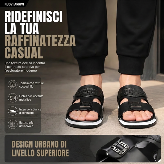 ⏰🔥SCONTO DEL 50% PER UN PERIODO LIMITATO!🔥OLTRE 50K+ VENDUTE!Pantofole Casual In Pelle Da Uomo