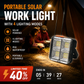 🔥🎁 OFFERTA IMPERDIBILE 50% DI SCONTO 💡 Luce da Lavoro Solare Portatile con 4 Modalità di Illuminazione
