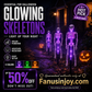 👻 50% DI SCONTO per Halloween! 💀 Le Migliori Decorazioni per un'Atmosfera Spettrale!🎃💡 Luci Solari a Paletto con Scheletro – Brillano al Buio, Energia Solare, Facili da Installare. Ideali per Giardino Infestato, Portico e Vialetto! 👻🪦✅